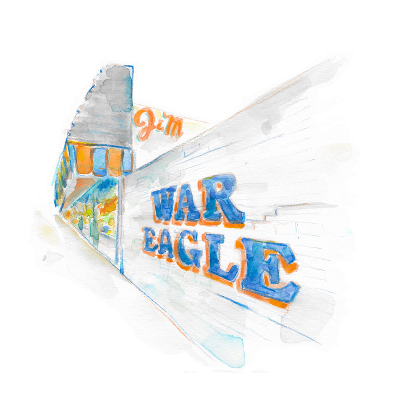 War Eagle Wall & J&M! – Lauren Duncan Art