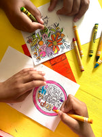 Mother’s Day Coloring Sheet Cards
