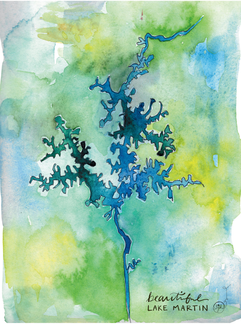 Beautiful Lake Martin Maps