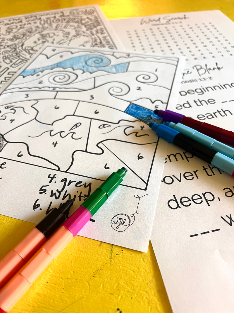 FREE Genesis 1:1-2 Packet