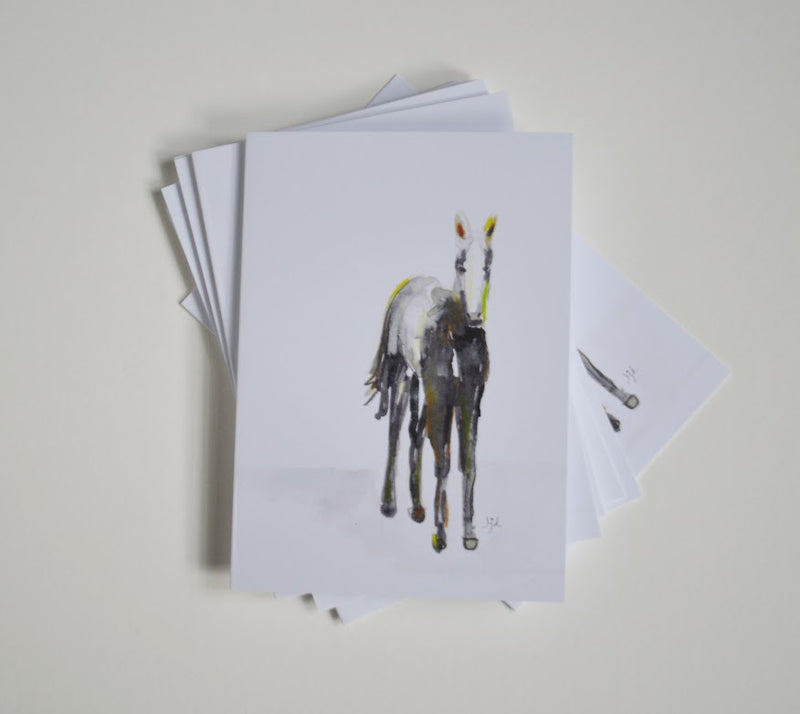 Watercolor Horse Cards No.1