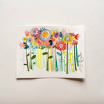 9 x 11 Wildflower Watercolor