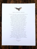 Golden Eagle Creed Print