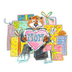 Mothers Day Aubie 8 By Inch With Heart