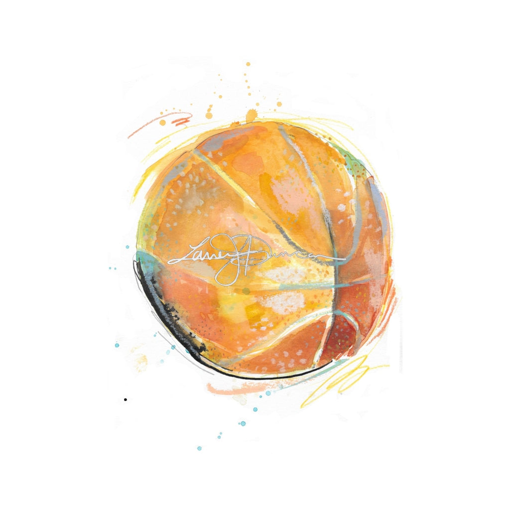 Watercolor Sports Series || Basketball