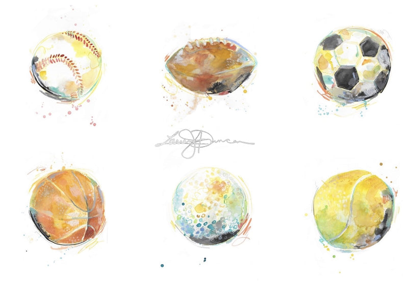 Watercolor Sports Series || Golf